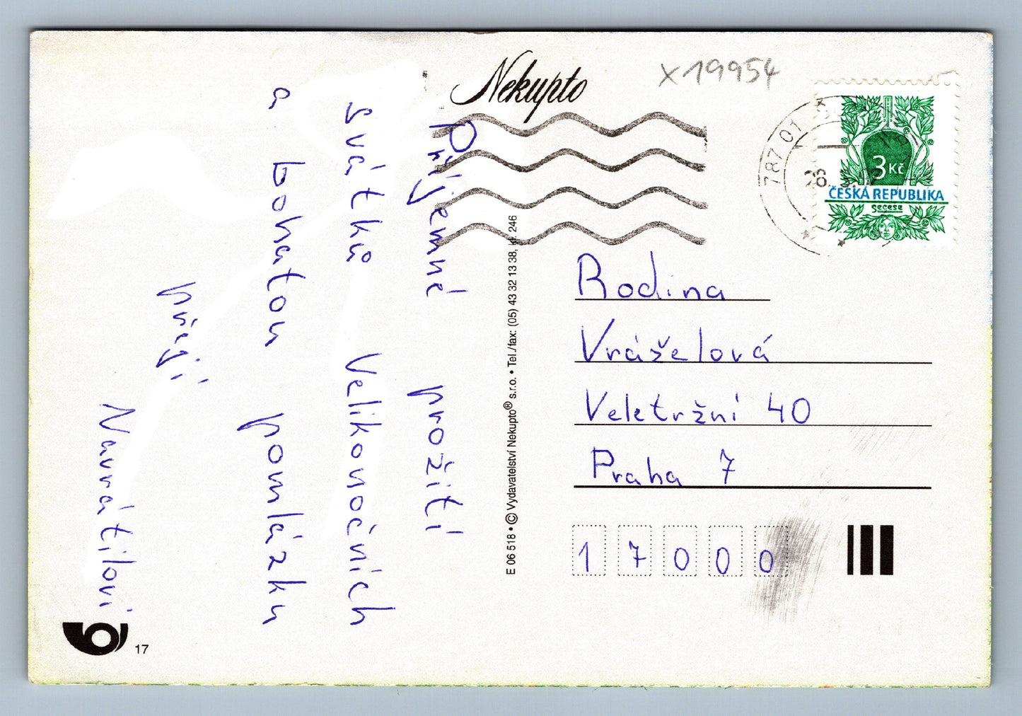 Pohlednice VESELÉ VELIKONOCE (x19954)