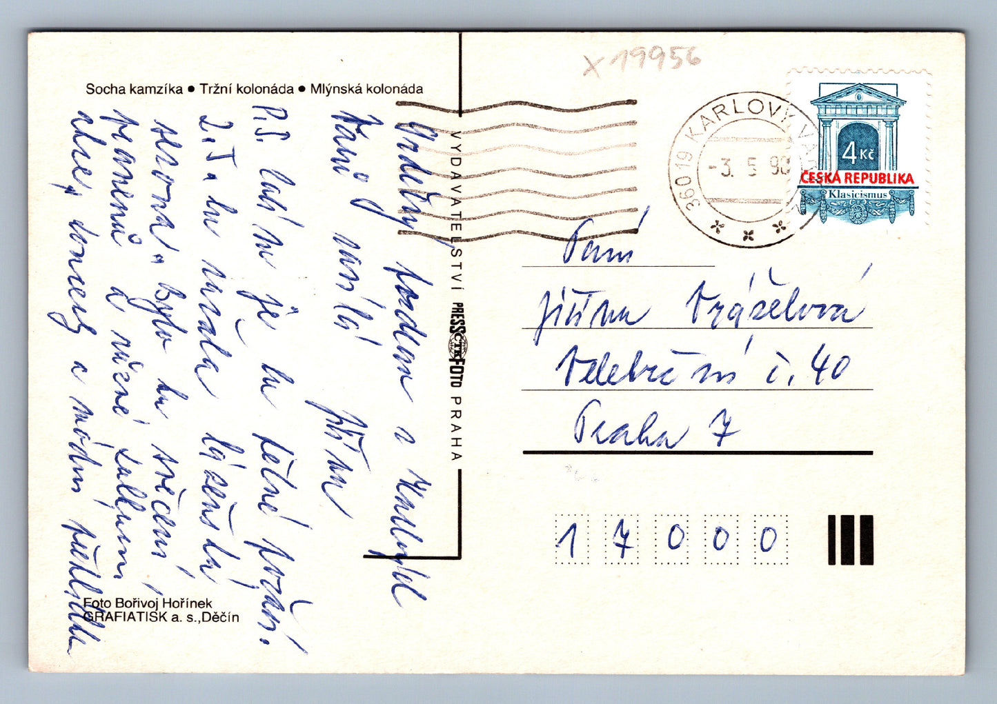 Pohlednice KARLOVY VARY (x19956)