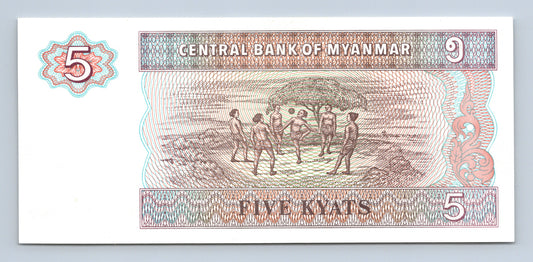 Myanmar 5 Kytas s. BN - UNC