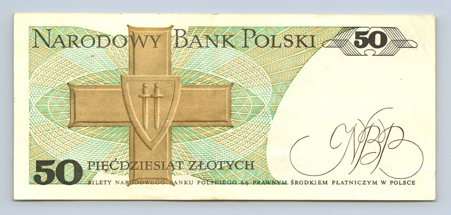 Polsko 50 zlotých 1988 s. KF - UNC