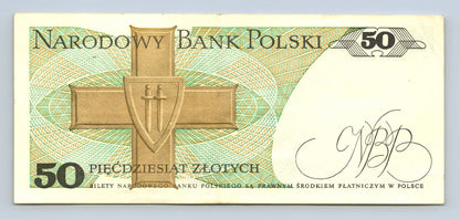 Polsko 50 zlotých 1988 s. KF - UNC