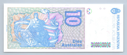 Argentina 10 DIEZ Australes - UNC