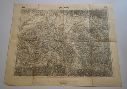 Mapa ŽDIAR A ZAKOPANE VOJENSKÝ ZEMĚPISNÝ ÚSTAV