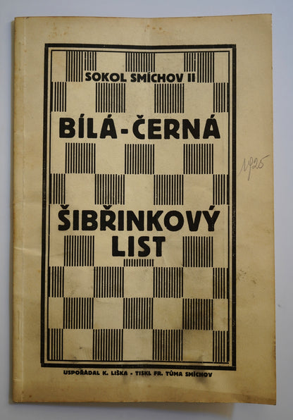 SOKOL SMÍCHOV II BÍLÁ - ČERNÁ SIBIŘINKOVÝ LIST