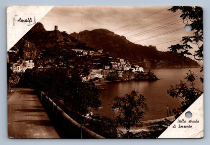 Pohlednice AMALFI DALLA STRADA DI SORRENTO (x19960)