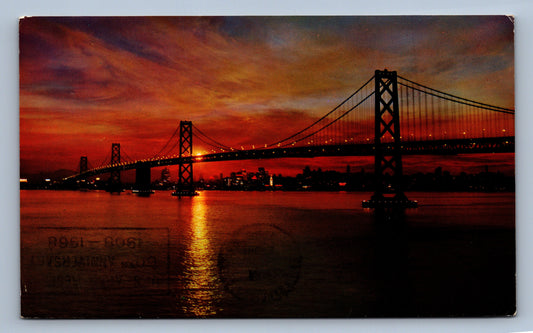 Pohlednice SUNSET - SAN FRANCISCO BAY BRIDGE (x19973)