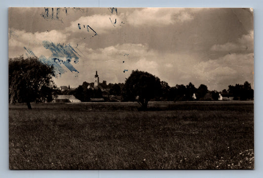 Pohlednice VESELÍ NAD LUŽNICÍ POHLED NA MĚSTO OD SEVERU (x20014)