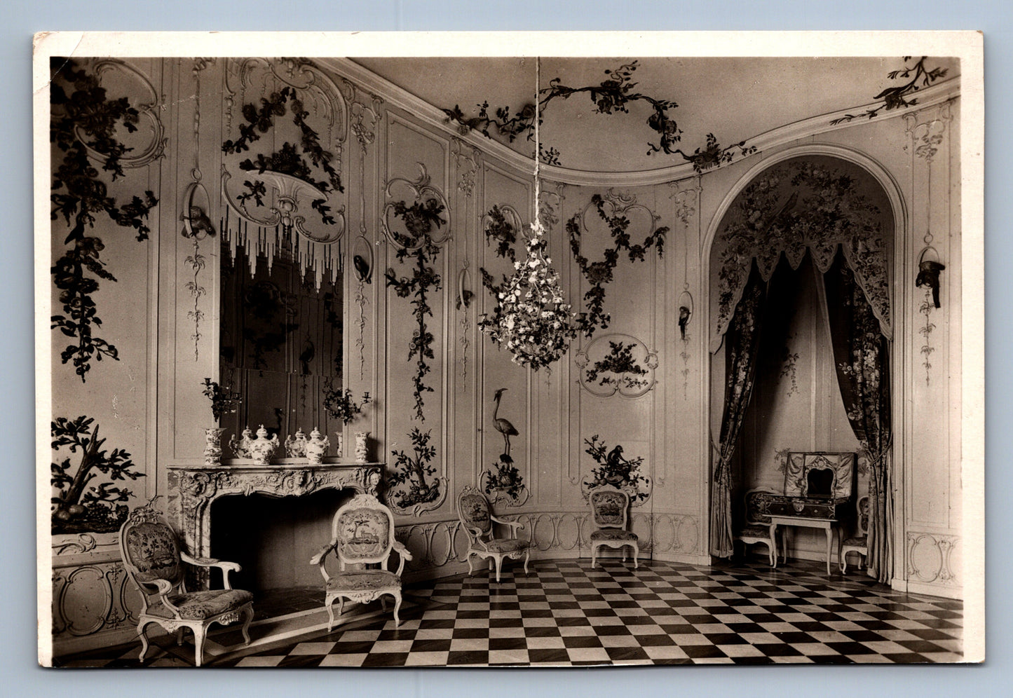 Pohlednice POTSDAM, SCHLOSS SANSSOUCI - VOLTAIREZIMMER (x20024)