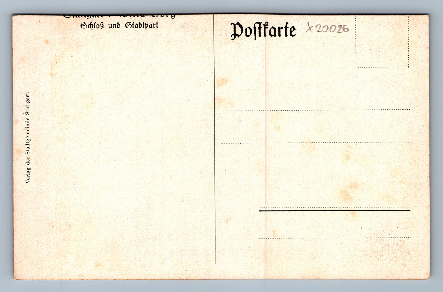 Pohlednice SPEIFEFAAL DER BILLA BERG (x20026)