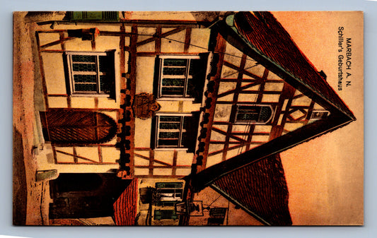 Pohlednice MARBACH A. N. SCHILLER'S GEBURTSHAUS (x20035)