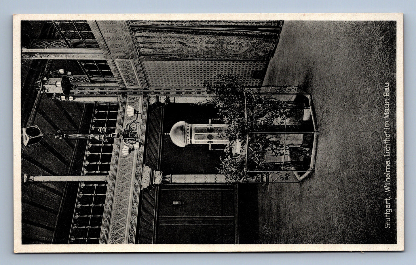 Pohlednice STUTTGART - WILHELMA. LICHTHOF IM MAUR. BAU (x20050)