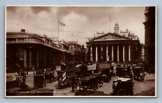 Pohlednice BANK OF ENGLAND AND ROYAL EXCHANGE, LONDON (x20063)