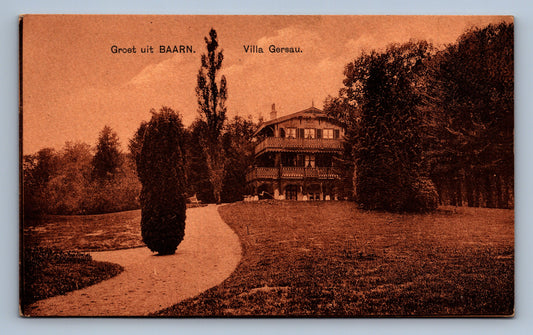 Pohlednice GROET UIT BAARN - VILLA GERSAU (x20067)