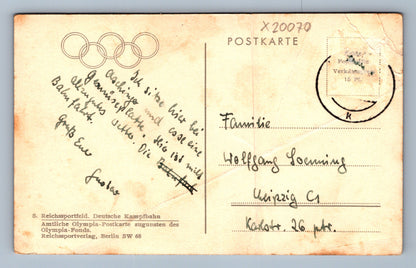 Pohlednice REICHSSPORTFELD. DEUTCHE KAMPFAHN olimpiada (x20070)