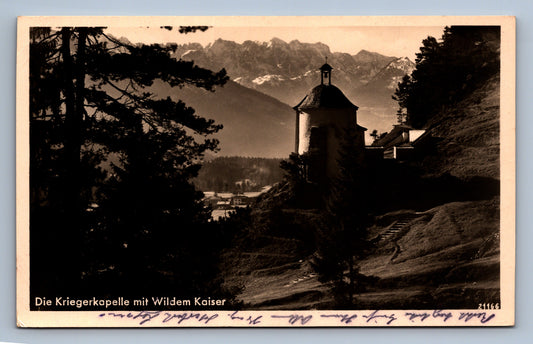 Pohlednice DIE KRIEGERKAPELLE MIT WILDEM KAISER (x20072)