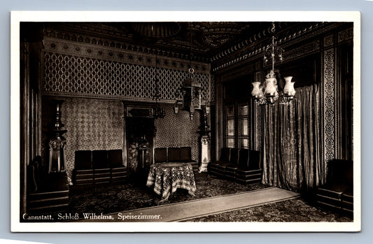 Pohlednice CANNSTATT SCHLOSS WILHELMA, SPEISEZIMMER (x20100)