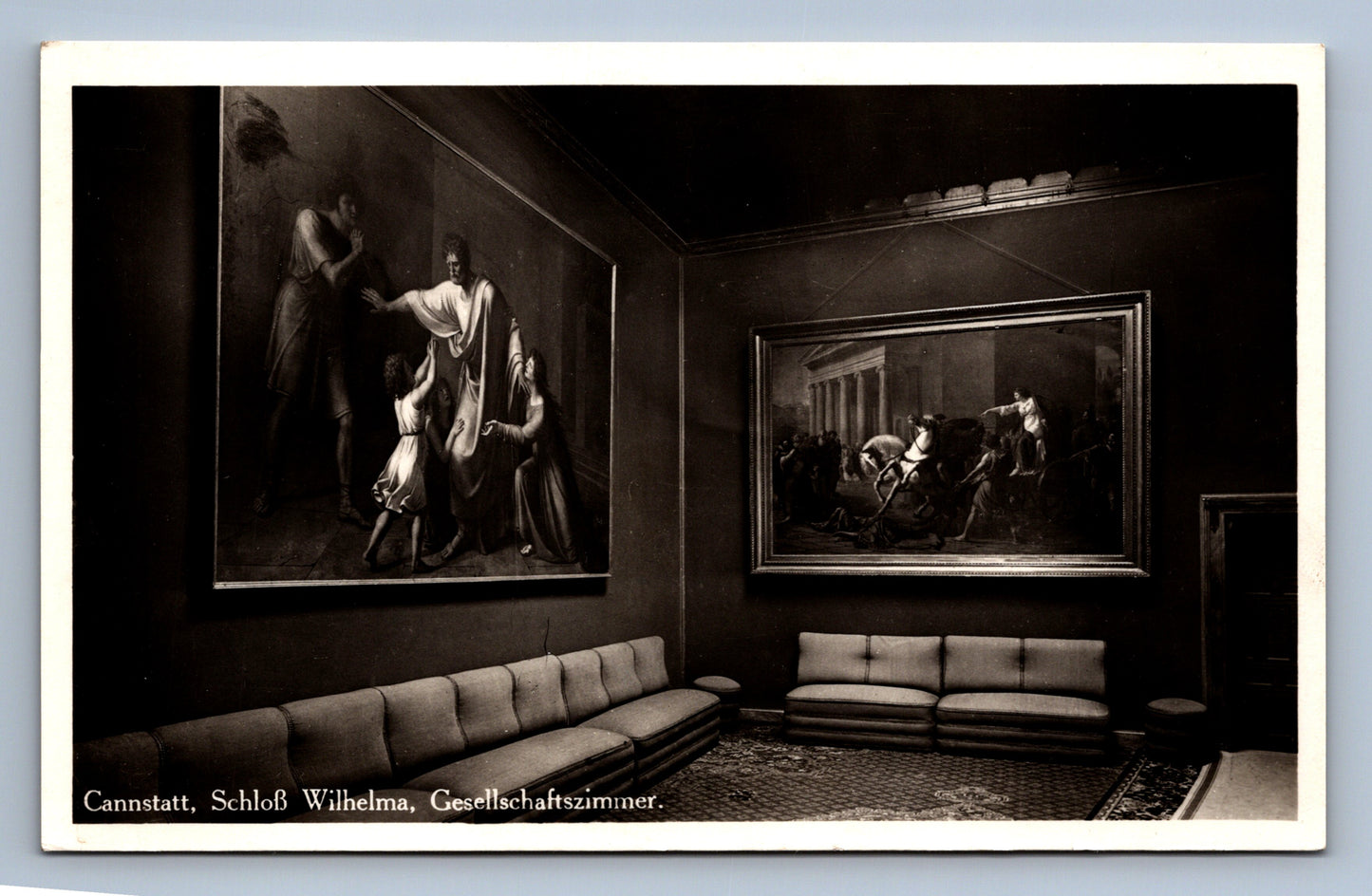 Pohlednice CANNSTATT SCHLOSS WILHELMA,GESELLSCHAFTSZIMMER (x20103)