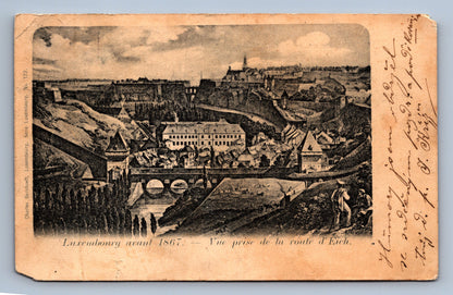 Pohlednice LUXEMBURG AVANT 1867 (x20145)