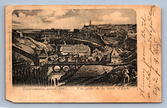 Pohlednice LUXEMBURG AVANT 1867 (x20145)