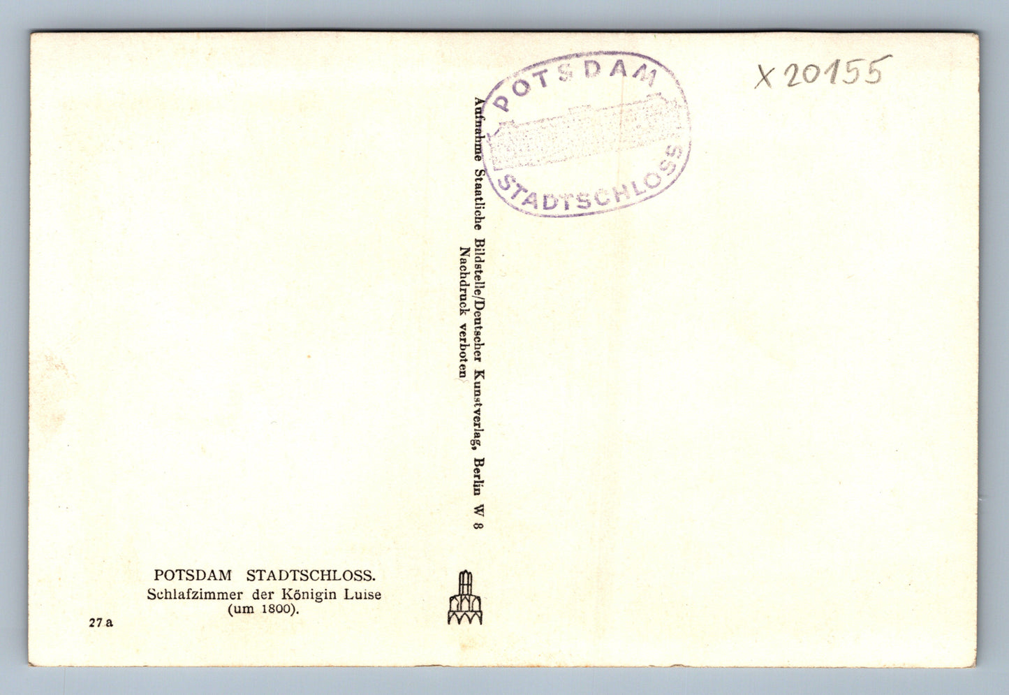 Pohlednice POSTDAM STADTSCHLOSS (x20155)