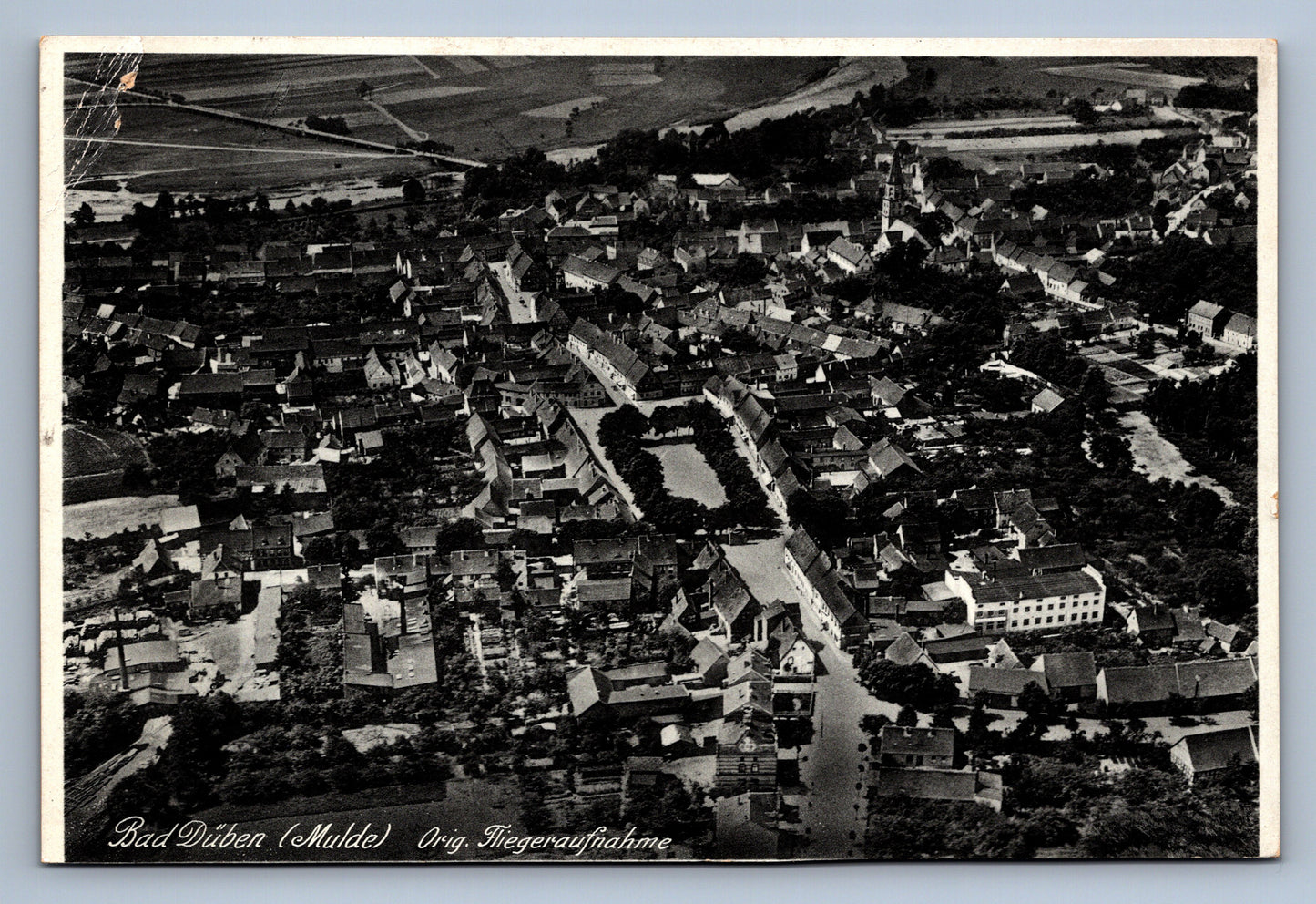 Pohlednice BAD DÜBEN (MULDE) ORIG. FLIEGERAUFNAHME (x20163)
