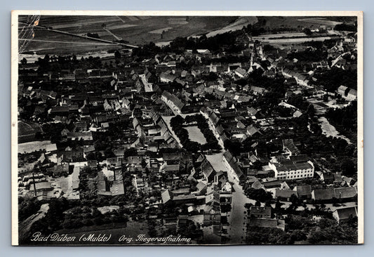 Pohlednice BAD DÜBEN (MULDE) ORIG. FLIEGERAUFNAHME (x20163)