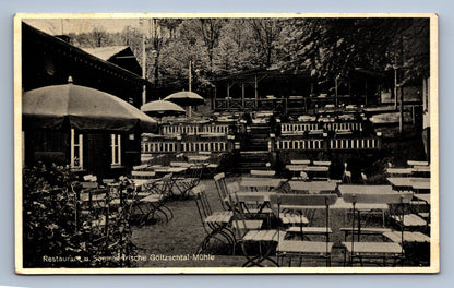 Pohlednice RESTAURANT U. SOMMERFRISCHE GÖLTZSCHTAL - MÜHLE (x20168)
