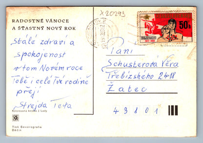 Pohlednice RADOSTNÉ VÁNOCE A ŠŤASTNÝ NOVÝ ROK J. LADA (x20293)