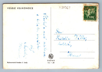 Pohlednice VESELÉ VELIKONOCE (x20361)