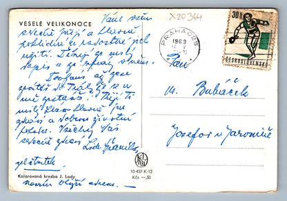 Pohlednice VESELÉ VELIKONOCE (x20364)