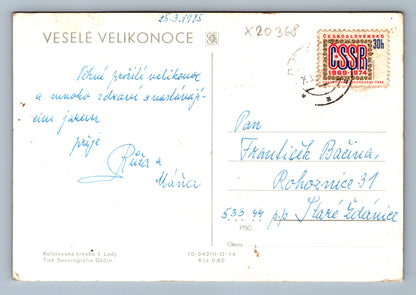 Pohlednice VESELÉ VELIKONOCE (x20368)
