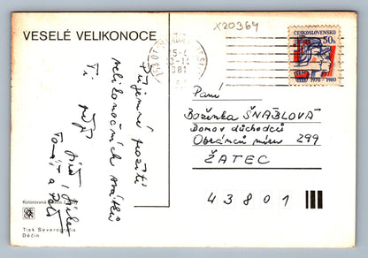 Pohlednice VESELÉ VELIKONOCE (x20369)