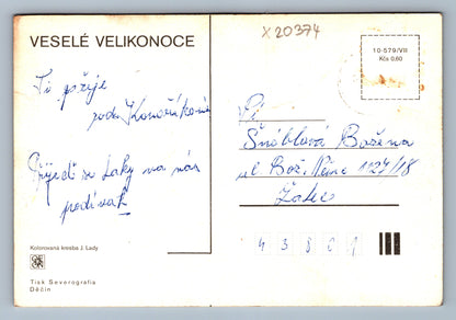 Pohlednice VESELÉ VELIKONOCE (x20374)