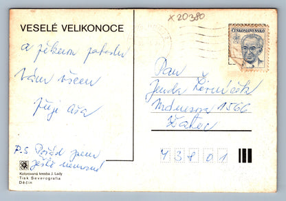 Pohlednice VESELÉ VELIKONOCE (x20380)
