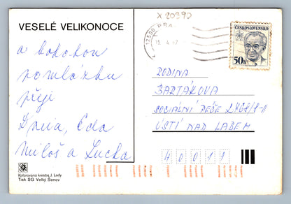 Pohlednice VESELÉ VELIKONOCE (x20390)