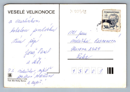 Pohlednice VESELÉ VELIKONOCE (x20392)