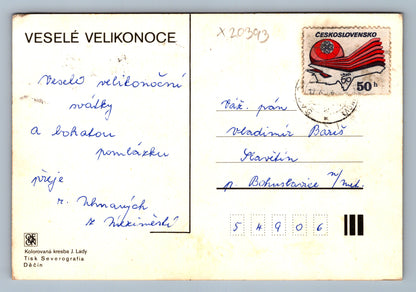Pohlednice VESELÉ VELIKONOCE (x20393)