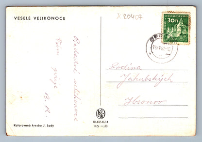 Pohlednice VESELÉ VELIKONOCE (x20407)
