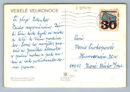 Pohlednice VESELÉ VELIKONOCE (x20411)