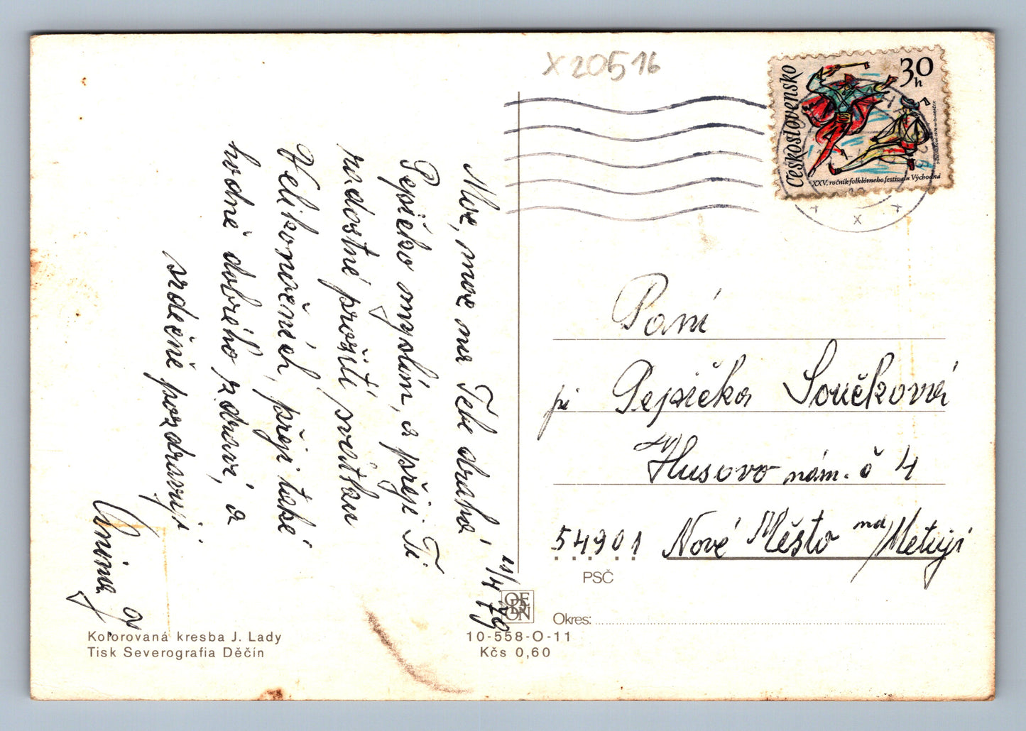 Pohlednice VESELÉ VELIKONOCE (x20416)