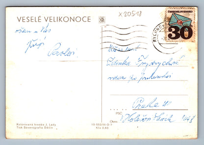 Pohlednice VESELÉ VELIKONOCE (x20418)