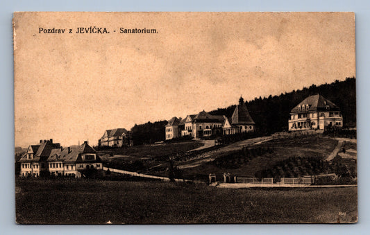 Pohlednice POZDRAV Z JEVÍČKA SANATORIUM (ST147)