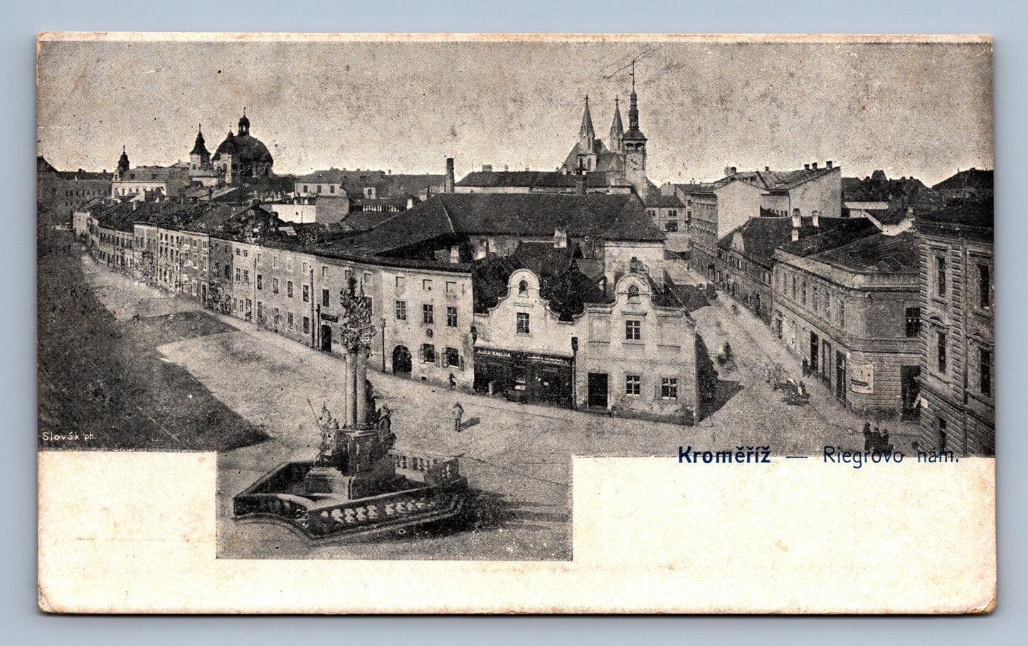 Pohlednice KROMĚŘÍŽ RIEGROVO NÁMĚSTÍ (ST162)