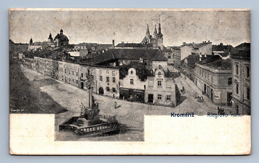 Pohlednice KROMĚŘÍŽ RIEGROVO NÁMĚSTÍ (ST162)