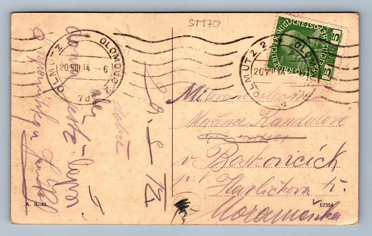 Pohlednice OLOMOC OCHUTNÁVARNA V MĚSTSKÝCH SADECH (ST170)