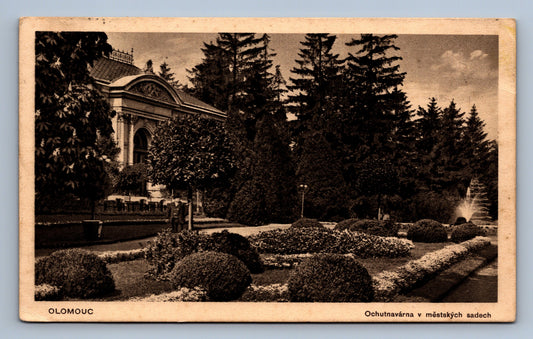 Pohlednice OLOMOC OCHUTNÁVARNA V MĚSTSKÝCH SADECH (ST170)