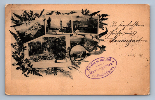 Pohlednice Koláž Mariengarten ST. AULS-EPPAN ST. MICHAEL (ST186)