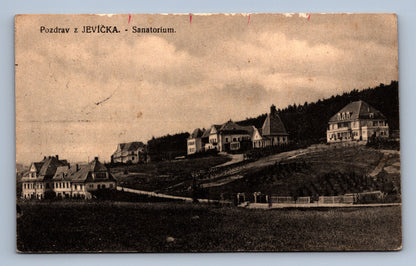 Pohlednice POZDRAVV Z JEVÍČKA SANATORIUM (ST212)