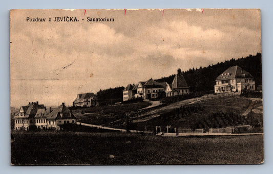Pohlednice POZDRAVV Z JEVÍČKA SANATORIUM (ST212)