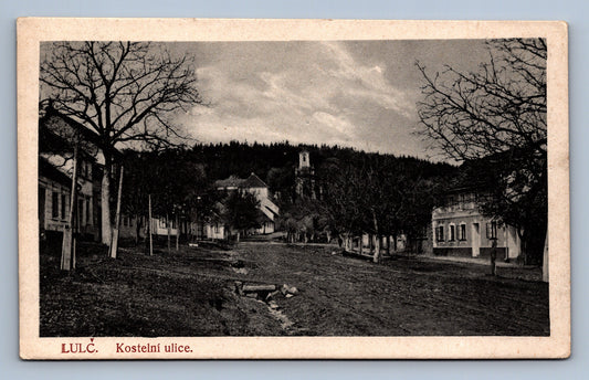Pohlednice LUČ KOSTELNÍ ULICE (ST219)